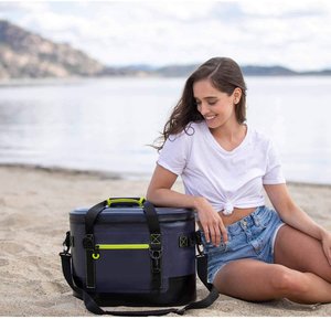 aislado bolsa de 100% impermeable <span class=keywords><strong>a</strong></span> prueba de fugas portátil lado suave bolsa de almuerzo de Picnic al aire libre bolsa - Product Image 3