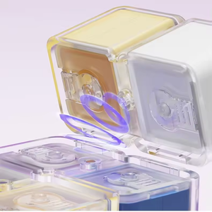 Từ di động Pill hộp lưu trữ đầy màu sắc tùy chỉnh nhựa Pill hộp thuốc Pill hộp không thấm nước xách tay mini du lịch - Product Image 5