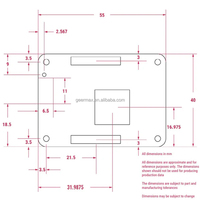 Módulo de procesamiento Raspberry Pi CM5 8GB SDRAM 16 GB Placa de desarrollo de memoria CM5108064 8G RAM 64G eMMC WiFi BLE inalámbrico