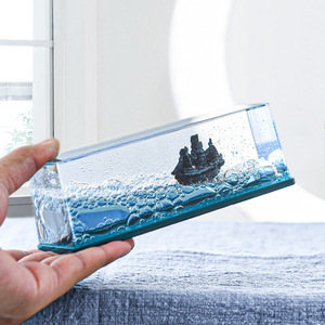 Bouteille flottante décorative Shake Tone Cruise Boat, Ornement de bureau, Cadeau d'anniversaire pour garçons - Product Image 4