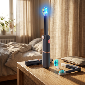 Cepillo de Dientes Eléctrico Sónico Plegable de Viaje con Función de Blanqueamiento Personalizada, Cepillo de Dientes Eléctrico para Adultos, Cepillos de Dientes de Viaje - Product Image 3