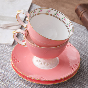 Cute European <b>Bone</b> <b>China</b> 200ml Durable Heat-Resisting Cup Saucer <b>Set</b> British Western Style Afternoon <b>Tea</b> Coffee Mug Home Decor - Product Image 3