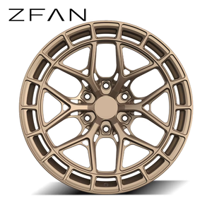 Jantes en alliage ZFAN 20 pouces 5x130 6x139.7 forgées en aluminium 6061-T6 bronze, à motif maillé, avec système Beadlock, tout-terrain <span class=keywords><strong>4x4</strong></span>, pour Hilux <span class=keywords><strong>G</strong></span>-Class - Product Image 2
