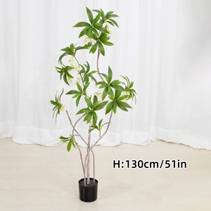 Bán Buôn Trong Nhà/Ngoài Trời Lớn Lá Nhân Tạo Cây Lụa Màu Xanh Lá Cây Giả Cây Cỏ Topiaries Đối Với Trang Chủ & Văn Phòng Hot Bán Tính Năng - Product Image 3