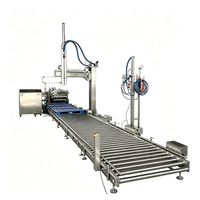 Machine de remplissage semi-automatique pour fûts IBC, adaptée aux solutions d'AdBlue, d'hypochlorite de sodium, aux solvants au chlore liquides ou aux produits visqueux.