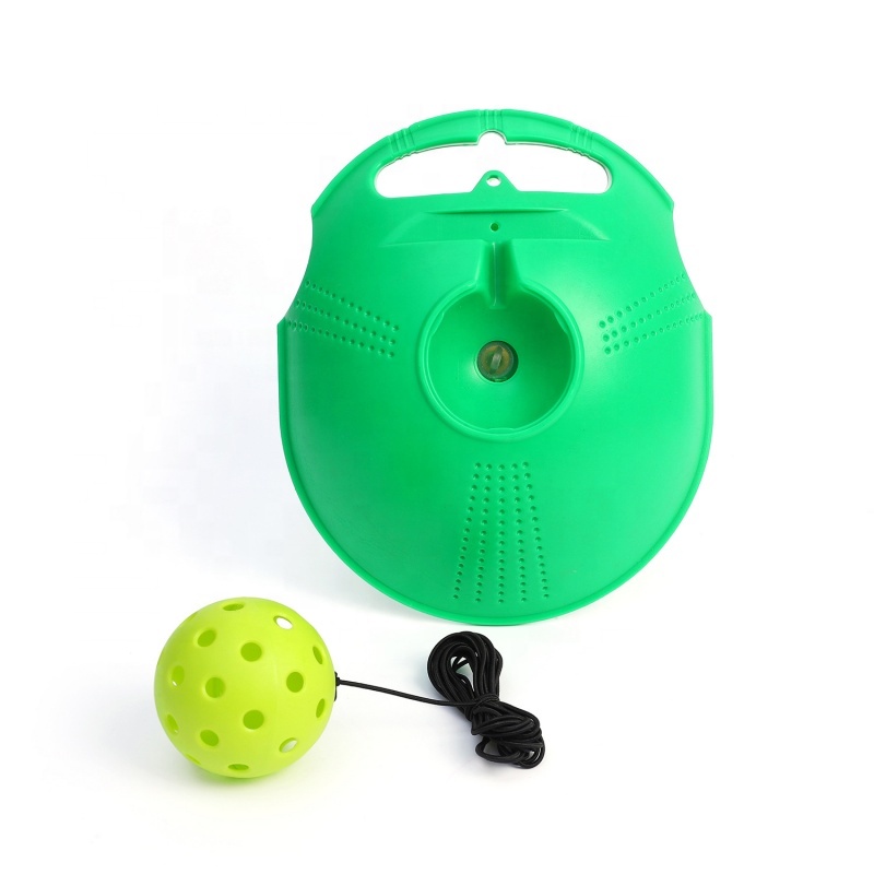 Factory Hot Seller High Quality PE Pickleball Single-Player Trainer 40-Hole Pickleballs for Beginner Practice Entertainment