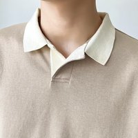 Polo de luxe pour homme mc A09, col à revers, manches courtes, coupe ample et décontractée, idéal pour l'été