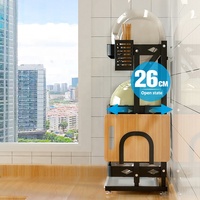 Égouttoir à vaisselle pliable mural/de comptoir en acier inoxydable avec bac de récupération des eaux, organisateur d'accessoires de cuisine