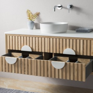 Pernis Apung Gaya Eropa Modern Pernis Kamar Mandi Kayu Lapis - Product Image 5