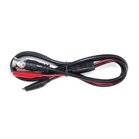 Câble double crocodile pour pince de test avec prise BNC mâle 28AWG PVC Coaxial Audio Video Equipment for Camera Featuring Combination