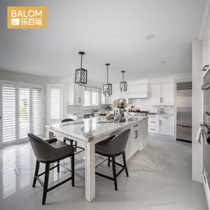 Gabinetes de <span class=keywords><strong>Cocina</strong></span> Modernos Blancos Estilo Shaker, Hechos a Medida, de Madera Contrachapada, RTA, Armarios de <span class=keywords><strong>Cocina</strong></span> de Madera Sólida con Isla para Proyecto de Villa en EE. UU. - Product Image 2