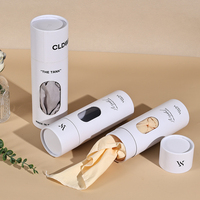 Produit personnalisé de bouteilles de luxe tube en papier torsadé emballage tube en carton push up kraft étanche