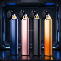 Briquet électronique USB personnalisé de qualité supérieure UE, fournitures pour fumeurs, ensemble de pipes