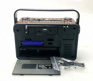 PUXING – <span class=keywords><strong>Radio</strong></span> rétro Portable Am Fm à ondes courtes, <span class=keywords><strong>Radio</strong></span> <span class=keywords><strong>Vintage</strong></span> à piles avec haut-parleur Bt, Sources d'alimentation à 3 voies, PX-85BT - Product Image 4