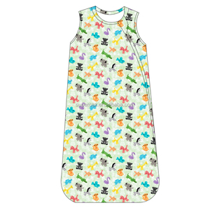 Style populaire enfant en bas âge sac de couchage avec bonne qualité Double fermeture éclair bambou Spandex sac de couchage sac de couchage en gros - Product Image 3