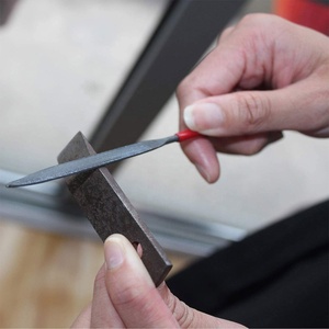 Ensemble de mini limes à aiguilles, 10 pièces, <span class=keywords><strong>lime</strong></span> en acier et alliage durcissant de précision, pour le travail en métal/bijoux/modèle/travail du bois, bricolage - Product Image 4