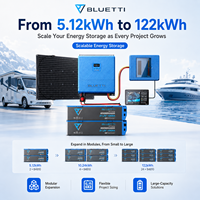 Solution d'alimentation hors réseau 5 kVA 48 V 5,12 kWh LFP 6000 cycles UL458 IP65 pour le glamping haut de gamme et les unités médicales mobiles