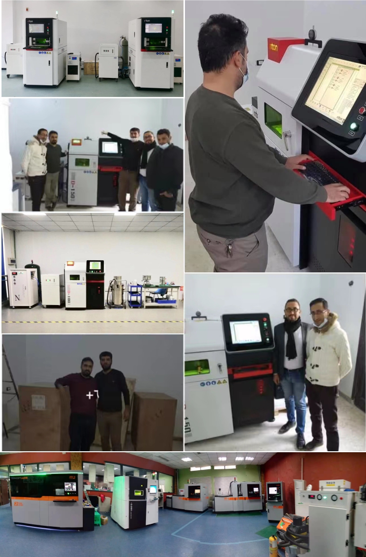 принтера 3D металла размера 220V Riton кронштейны мостов крон большого медицинского зубоврачебные 4