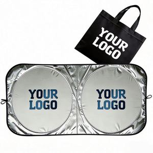 Logo for Dealer Summer Promo Business Gift Sunshade Cover Car Windshield Sun <b>Shade</b> Wholesale Custom Promotional Gifts - Product Image 1