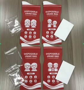 ถุงปัสสาวะแบบใช้แล้วทิ้งขนาด 900 มล. ผลิตจาก PE กันรั่ว พร้อมแผ่นดูดซับ รับพิมพ์ลายตามสั่ง สำหรับกรณีฉุกเฉิน โรงงาน OEM จัดส่งรวดเร็ว - Product Image 1