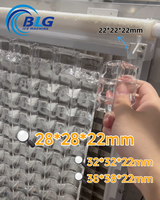Machine à glace BLG pour hôtel, production quotidienne de 40 kg, 50 kg, 80 kg, 200 kg, 400 kg, machine à glace commerciale à économie d'énergie, fabrication de glaçons en cubes de grande taille