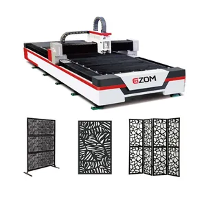 Chzone 6m Length 3 Axis Metal Steel Pipe Tube Fiber Laser Cutter Drilling Cutting Machine