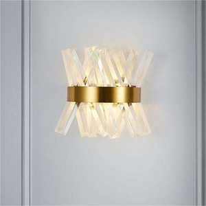 New Style Indoor Decoration Modern Design Bedside Crystal Led Wall <b>Sconce</b> Lamp for Hotel Rooms - Product Image 2