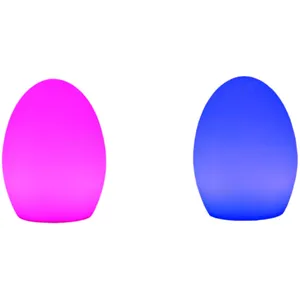 热销产品彩色台灯遥控触摸蛋形发光二极管夜间智能灯