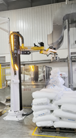 Dépalletiseur robotisé automatique pour sacs PP, machine de déstockage de palettes, robot de déchargement de palettes de type colonne pour sacs en polypropylène de 25 kg