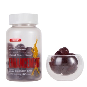 OEM Private Label Vrouwelijke Opwekkende Libido Booster Gummies Ashwagandha Maca voor Mannen/Vrouwen - Hormoonbalans Energie Kruidensupplement - Product Image 1