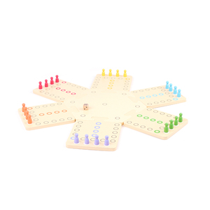 BSCI Cờ Vua Bằng Gỗ Bán Sỉ 4 Người Chơi Trò Chơi Cờ Bàn Gia Đình Phong Cách Ludo Trò Chơi Chiến Đấu Giáo Dục Sớm Montessori Cho Trẻ Em Gia Đình - Product Image 2