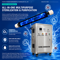 500g/H Edelstahl Automatischer Ozongenerator Wasseraufbereitungsanlage Umweltfreundlich CE-Zertifiziert Pumpenmotor Lange Lebensdauer