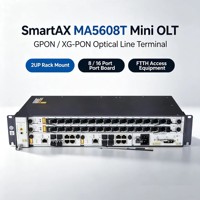 Terminal de ligne optique Hw MA5608T OLT GPON EPON 10G, 32 ports GPON, mini OLT FTTH pour réseau d'accès