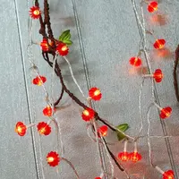 Küçük fenerler düğün süslemeleri LED ışık zinciri ışıkları odası yeni yıl şenlikli dekorasyon fener cadılar bayramı dekorasyon