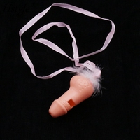 Sifflet amusant pour enterrement de vie de jeune fille, sifflet en forme de coq, modèle de pénis nu, plume d'oiseau, modèle de pénis, cadeau pour enterrement de vie de jeune fille
