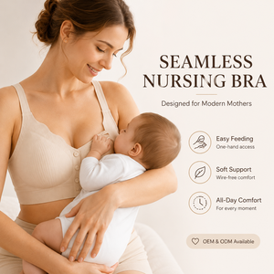 <span class=keywords><strong>Sujetador</strong></span> de <span class=keywords><strong>Lactancia</strong></span> para Mujer con Cierre Frontal de Apertura con una Sola Mano, Tallas Grandes, Soporte Completo para <span class=keywords><strong>Lactancia</strong></span> - Product Image 1