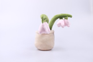 Plantes en pot en peluche mignonnes de guérison-Muguet, poupée de décoration de maison/bureau, idée cadeau, OEM/ODM disponible - Product Image 6