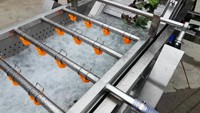 Ozon Systeem Lavadora De Frutas Industriële Fruit Bubbel Wasmachine