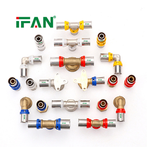 Raccords à sertir en laiton IFAN de conception professionnelle pour tuyaux multicouches, accouplement en cuivre fileté NPT/BSP pour plomberie <span class=keywords><strong>sanitaire</strong></span> et gaz - Product Image 4