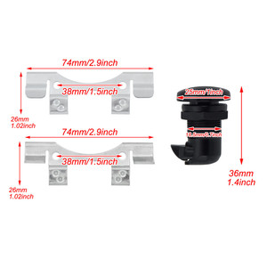 Bouton de verrouillage de bouchon de réservoir de carburant pour moto, compatible avec la modification du bouton de verrouillage du bouchon de réservoir de Harley Touring - Product Image 4