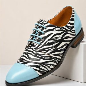 <b>Men</b> Business Dress <b>Shoes</b> PU Leather Formal <b>Shoes</b> Pigskin Lining Round Toe Lace Up Rubber Sole Casual All Season <b>Size</b> 38-47 - Product Image 3