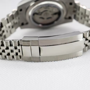 Montre automatique fine mécanique de style lumineux, résistante à l'eau, en alliage d'aluminium, diamètre 25 mm, verre saphir, 20 BAR - Product Image 2