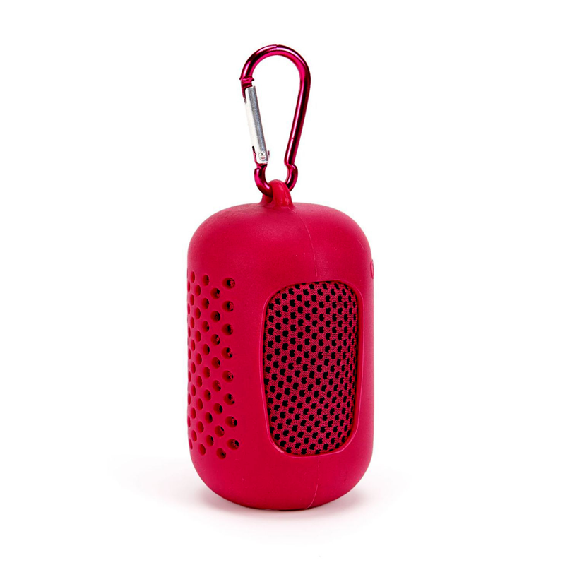 Serviette rouge avec étui