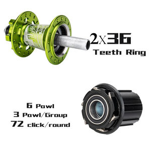 Moyeu de vélo VTT 6 cliquets 32 trous XD/HG/MS Thru Axle - Product Image 5