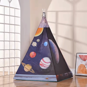 Tienda de juegos plegable en forma de cono suave, juguete deportivo para niños y niñas, casa de juegos para niños con espacio de poliéster - Product Image 4