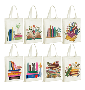 Sac fourre-tout en toile de coton naturel uni, imprimé en couleur avec logo personnalisé, idéal pour la promotion, les cadeaux, les courses et les achats pour femmes. - Product Image 1