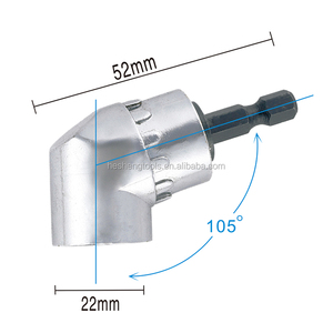 Set di Punte per Cacciavite da 1/4 di Pollice con Angolo di 105 Gradi, Supporto Regolabile, Ugelli Girevoli per Utensili Manuali, Inserti Magnetici per Trapano Elettrico - Product Image 6