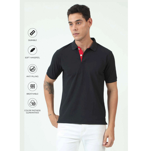 Polo à manches courtes 200 GSM de haute qualité, doux, confortable, durable, respirant, élégant, décontracté, parfait pour les hommes et les femmes - Product Image 5