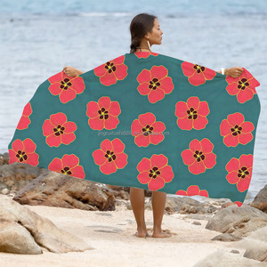 Sarong Hawaiano Personalizzato per <span class=keywords><strong>Donna</strong></span> Adulta, Tessuto in Rayon con Stampa Hawaiana, Copricostume Sarong - Product Image 5