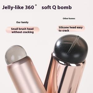 Pincel de silicona para labios con logotipo personalizado con tapa para lápiz labial, máscara de brillo labial, aplicador de corrector, pinceles para maquillaje y sombra de ojos - Product Image 4